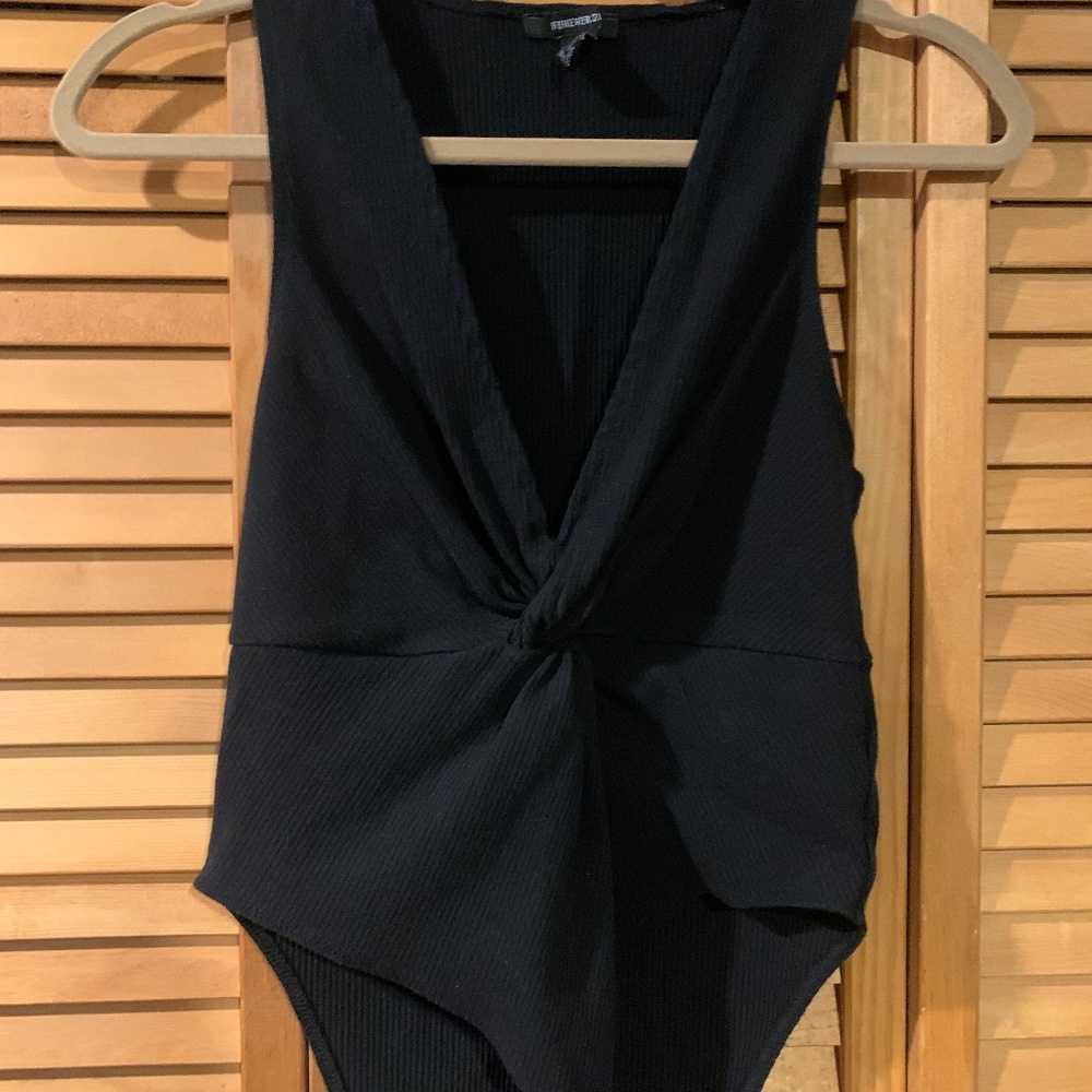 Twist Black Bodysuit